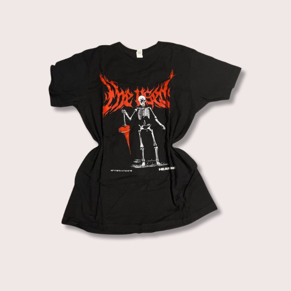 Tultex Black Graphic T-Shirt